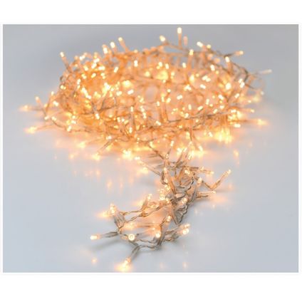 Kerstverlichting - transparant - 720 leds - warm witte lampjes - 5400 cm