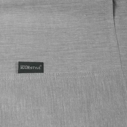 HOOMstyle Voordeel SET Dekbedovertrek Soft Cotton - 140x240cm - Eenpersoons - 2x - Denim Grijs 6