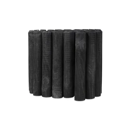 Bordure en rouleau bois de pin noir 30x180cm