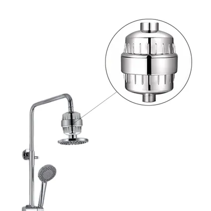 Pommeau de douche à économie d'eau avec filtre de douche - Flokoo - 15 étapes de filtration 3