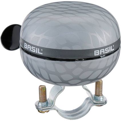 Basil Noir - Bicycle Bell - 60 mm - Argent
