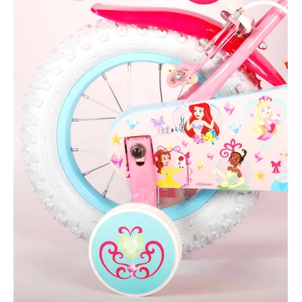 Disney Princess Kinderfiets Meisjes 12 inch Roze Twee Handremmen 4