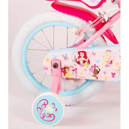 Disney Princess Kinderfiets - Meisjes - 14 inch - Roze - Twee Handremmen 4