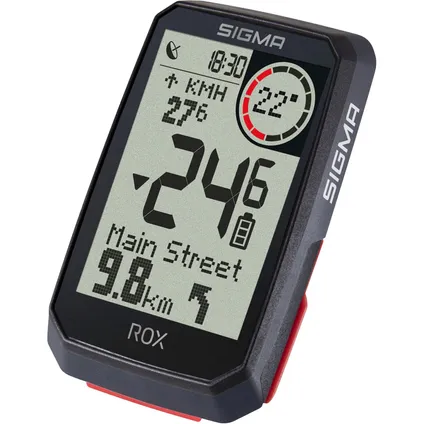 Sigma ROX 4.0 GPS Black HR topmount Butler,borstb,USB-C 4