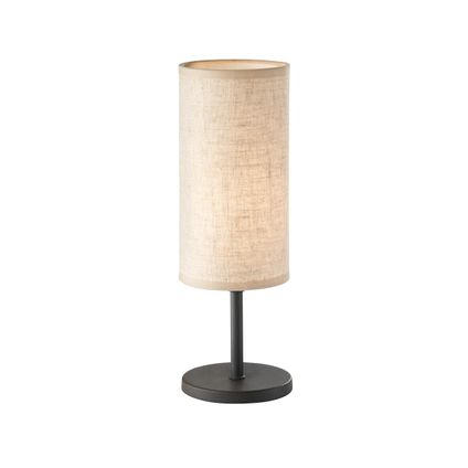 Lampe de table Fischer & Honsel Kira sable noir ⌀10cm E14