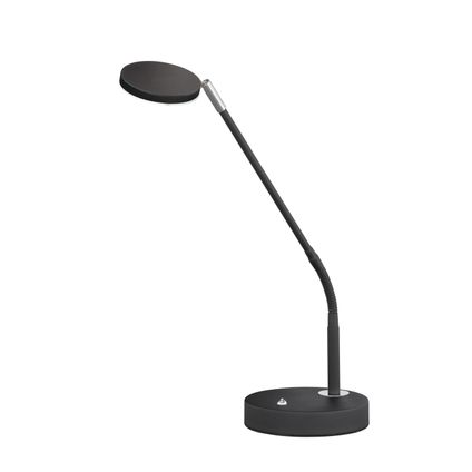 Fischer & Honsel tafellamp Luna zwart chroom 6W