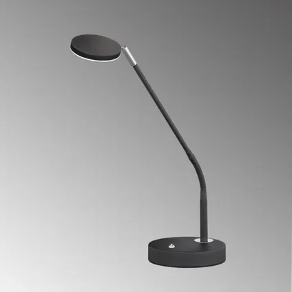 Lampe de table Fischer & Honsel Luna noir chrome 6W 3