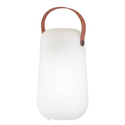 Fischer & Honsel draadloze tafellamp Collgar wit ⌀16cm RGB 0,5W+0,5W