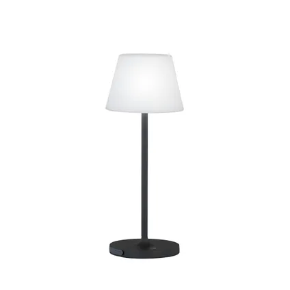 Lampe de table sans fil Fischer & Honsel Flus noir 2W