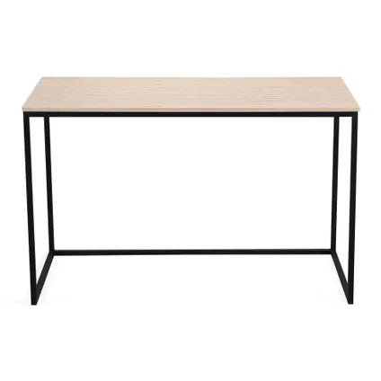 Skraut Home - Desktop Table, MIA -model, 120x60x75 cm, Eik en zwart, Noordse stijl 3
