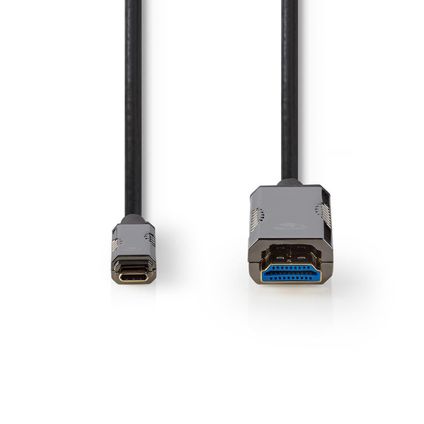 Nedis Actieve Optische USB-Kabel | CCBG6410BK200 | Zwart