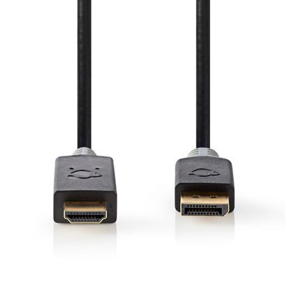 Nedis DisplayPort-Kabel | CCBW37100AT30 | Antraciet