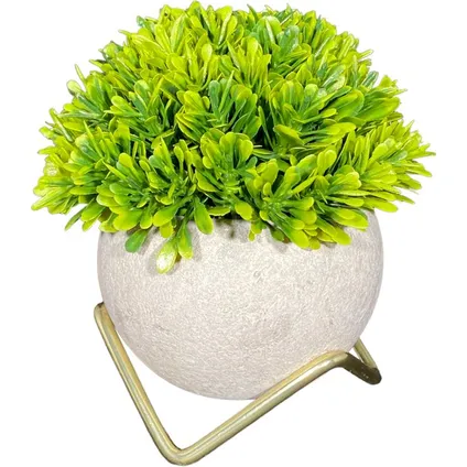 GreenDream® Plantes artificielles d'intérieur - 15x12 cm - Lot de 3 Plantes succulentes - cadeau 6