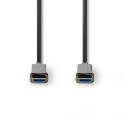 Nedis Câbe HDMI Optique Actif à Ultra Haute Vitesse avec Ethernet | CVBG3500BK150 | Noir