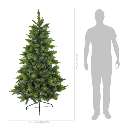 Sapin de Noël artificiel 'King Tree' - Sans éclairage - ⌀114 cm - ↕180 cm 3