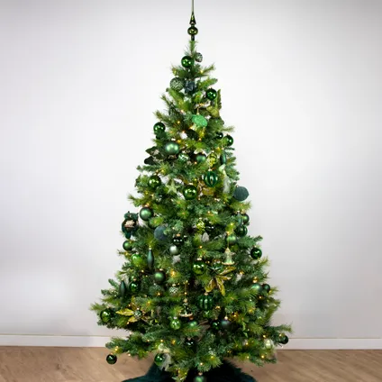 Sapin de Noël artificiel 'King Tree' - Avec éclairage - 350 LED - ⌀130 cm - ↕210 cm 3