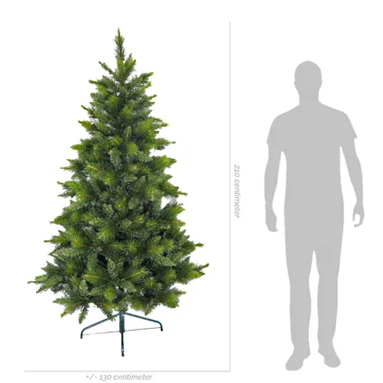 Sapin de Noël artificiel 'King Tree' - Sans éclairage - ⌀130 cm - ↕210 cm 3