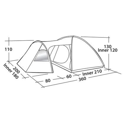 Tente Easy Camp Eclipse 300 3