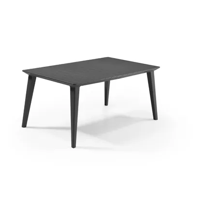 Allibert Table De Jardin Lima - 160x98x74cm - Graphite 2