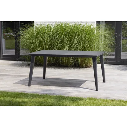 Allibert Table De Jardin Lima - 160x98x74cm - Graphite 8