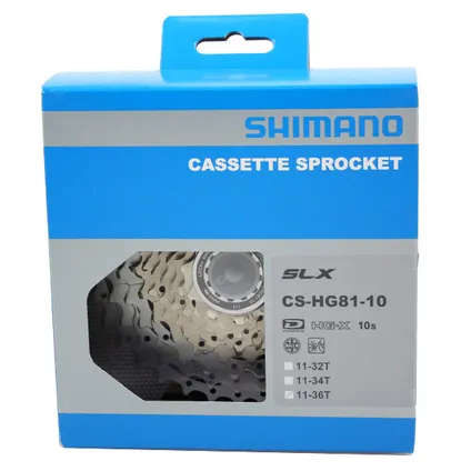 Shimano cassette 10V 11-36 SLX ICSHG811036 2