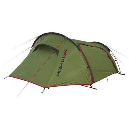 High peak Tunneltent Sparrow 2-persoons 260 x 200 x 90 cm groen