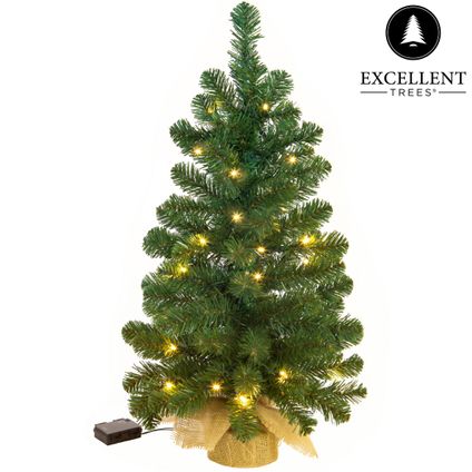 Kerstboom Excellent Trees® LED Jarbo 90 cm met verlichting - LED Verlichting 80 Lampjes