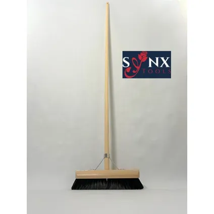 Synx Tools Balai Souple Crin de Cheval 30cm avec Manche 150 cm 5