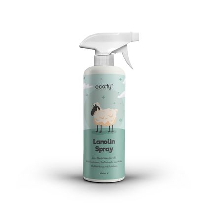 Spray à la lanoline - eco:fy - 500ml - graisse de laine liquide pour un soin rapide