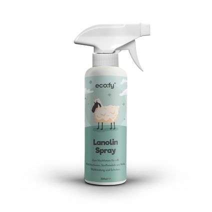 Spray à la lanoline - eco:fy - 250ml - graisse de laine liquide pour un soin rapide