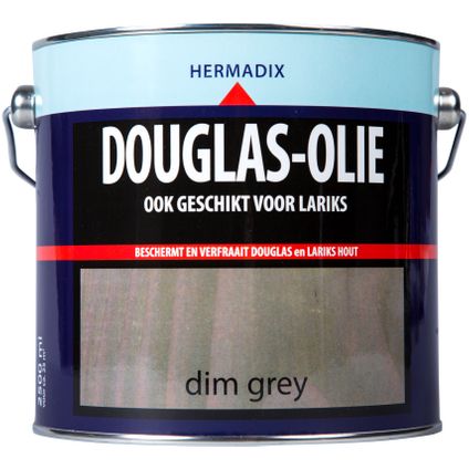 Hermadix Douglas Olie - dim grey - 0,75 liter mat
