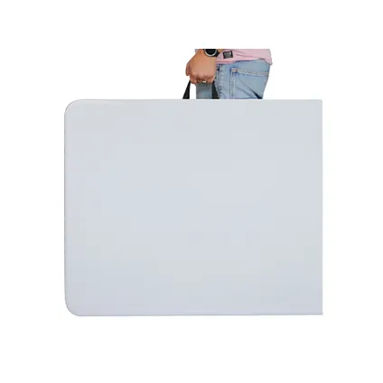 Table pliante ERRO - table rabattable - 180x74 cm - blanche 6