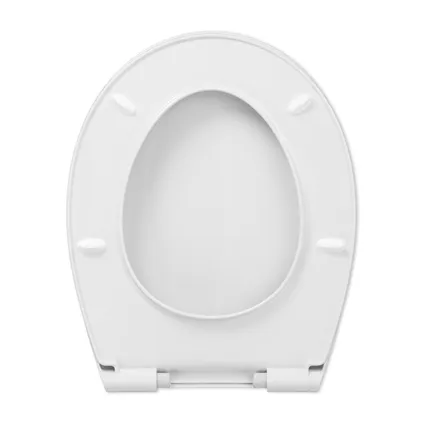 RTS toiletzitting wit van gerecycled materiaal verstelbaar en met soft-close 3