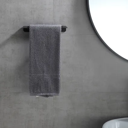 VDN Stainless Handdoekrek - Handdoekrek badkamer - Zwart - Handdoekenrek - Handdoekhouder 6