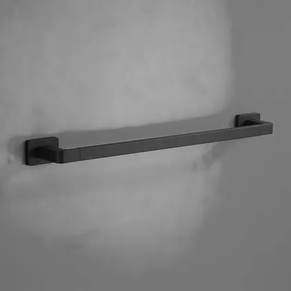 VDN Stainless Porte-serviettes - Porte-serviettes de salle de bain - Noir - Suspendu 2
