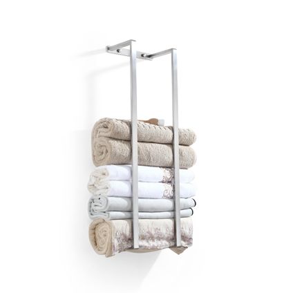 VDN Stainless Porte-serviettes - Porte-serviettes de salle de bain - Acier inoxydable