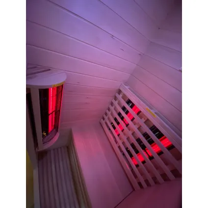 Health Company 2 saunas infrarouges met Full Spectrum stralers - Hemlock 6