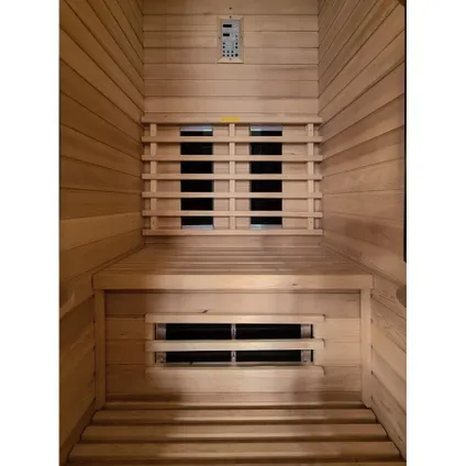 Health Company 2 sauna à infrarouges avec DUO stralers - Hemlock 5