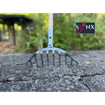 Synx Tools Rozenhark metaal Hark Incl. steel 150cm 3