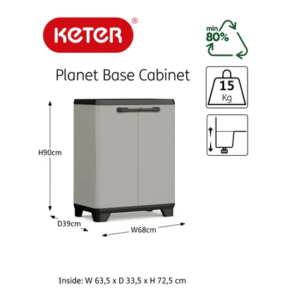 Keter Planet armoire basse 5