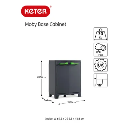 Keter Moby armoire basse 9