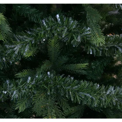 Decoris kerstslinger - groen/transparant - 270 x 7,5 cm - lametta 5