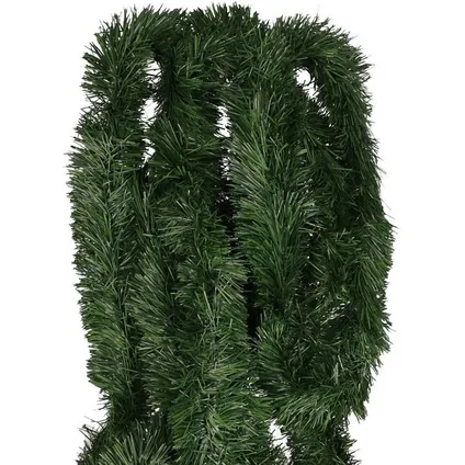 Kerstslinger - groen - 5 meter - kunststof - dennenslinger/guirlande 2