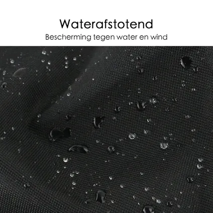 Flokoo - BBQ Hoes - Waterproof - Verstelbaar - 152 x 76 x 120 cm - Zwart 6