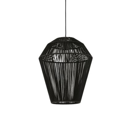 Light & Living - Hanglamp DEYA - Ø30x37cm - Zwart