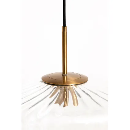 Light & Living - Hanglamp PLEAT - Ø30x17cm - Helder 2