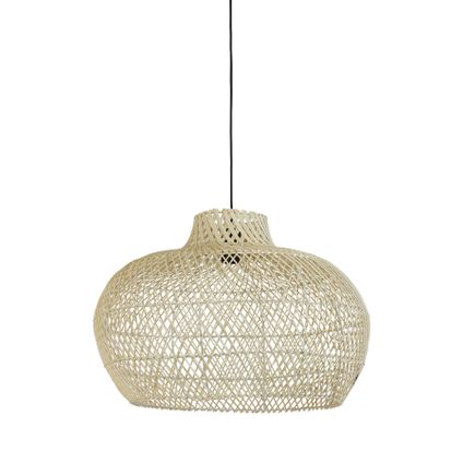 Light & Living - Hanglamp CHARITA - Ø60x43cm - Bruin