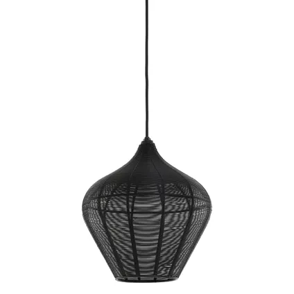 Light & Living - Hanglamp ALVARO - Ø27x29.5cm - Zwart
