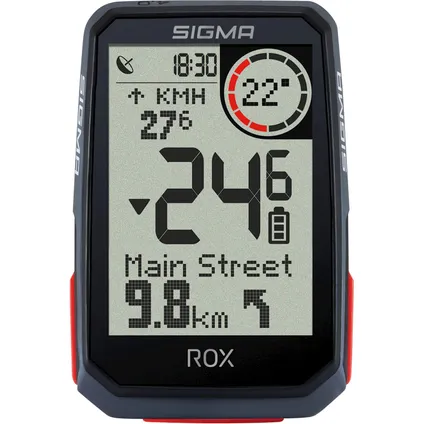 Sigma ROX 4.0 GPS Black HR CAD topmount Butler,borstb,USB-C