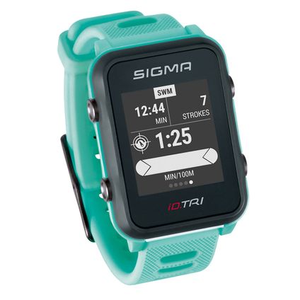 Sigma id.tri sportwatch neon menthe basic zs hartsl / gps / acti / ant + / ble